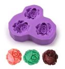 Molde De Silicone Rosas, Flor Rb1101