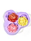 Molde de silicone rosas para decorar f53