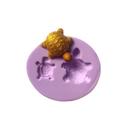 Molde de silicone tartaruga para decorar f735