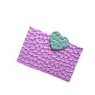 Molde de silicone textura coração para decorar f808