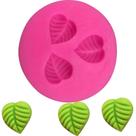 Molde De Silicone Trio Mini Folhas