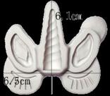 Molde de silicone unicórnio para decorar f200