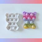 Molde de Silicone Ursinho Pop It Fidget Toy