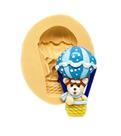Molde de silicone urso baloeiro para decorar f575