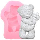 Molde de silicone urso para decorart f440
