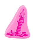 Molde de silicone vela de natal para decorar f465