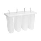 Molde de sorvete para casa, 4 partes, para crianças, uso doméstico, bonito