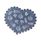 Molde De Unha 3D De Acrílico Com Folha De Bordo De Outono, Placas De Silicone Para Estampagem,