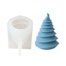 Molde de Vela de Árvore de Natal 3D em Silicone - Para Resina Epóxi e Velas DIY
