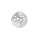 Molde Decorativo Barista Estrelas Cafe Cappuccino Leite Inox