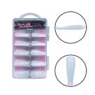 Molde F1 Bailarina Unhas de Gel, Arte Sedução, 100 Unidades Manicure Nail Art Nail Designer Unhas Decoradas