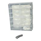 Molde F1 Plastic de Unha Polygel com 120 Unidades Real Love