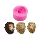 Molde Flexível De Silicone Em Formato De Cabeça De Gato Para Escova De Cabelo, Chocolate, Sabonete,