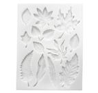 Molde Folhas de Inverno Pasta Artesanato