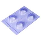 Molde / Forma de acetato trufa coração chocolate pascoa
