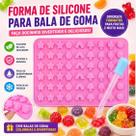 Molde Forma Silicone Mini Frutas Gummy Gelatina Bala Candy + Conta Gotas