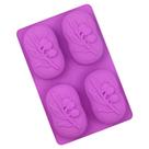 Molde Forma Silicone Sabonete Artesanal 4 Cavidades
