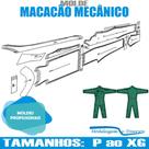 Molde Macacão Mecânico Piloto, Modelagem&Diversos, Tamanhos até 68