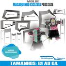 Molde Macaquinho Ciclismo, Modelagem&Diversos G1/G4 Correios