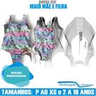 Molde Maiô Mae E Filha, Modelagem&Diversos, Tamanhos P Ao Xg E 2 A 16 anos