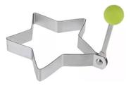Molde Ovo Frito Estrela Aço Inox Molde Para Fritar Estrela