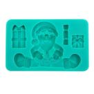 Molde papai noel e presentes - gmezn721