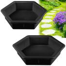 Molde para concreto Verdanzia hexagonal 15/14,5 cm, kit com 2 unidades