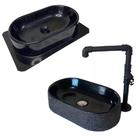 Molde para Cuba Oval em ABS - 41,5 x 24,5 x 9 cm