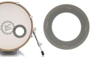 Molde para Furo no Bumbo D-Tuner BD-Ring Branco com 5 proteja e decore o furo do bumbo