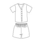 Molde pijama curto masculino tamanho P ao GG by Marlene Mukai