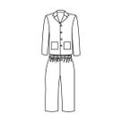 Molde pijama feminino gola esporte tamanho P ao G by Marlene Mukai