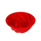 Molde Retangular de Silicone para Bolos Biscoitos e Chocolate com 9 Furos Espiral para Forno Freezer