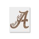 Molde Reutilizável de Mylar com Logo de Futebol do Alabama
