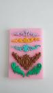 Molde Silicone 6 Arabescos Confeitaria Biscuit