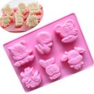 Molde Silicone 6 Cav Sabonete Animais Fazendinha Zodiaco