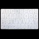 Molde Silicone Alfabeto Invertido Letras Resina Transparente