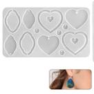 Molde Silicone Brinco Joia Artesanato Resina Pingente 17,7cm