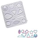 Molde Silicone Brincos Joias Pingente Resina Estrela Coraçao