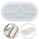 Molde Silicone Cinzeiro Oval Bandeja Artesanato Resina Epóxi