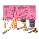 Molde Silicone Ferramentas Martelo Chave Fenda Furadeira