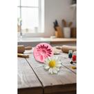Molde Silicone Flor Margarida 1 Cav - Resina, Sabonete, Gess