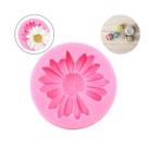 Molde Silicone Flor Margarida Sabonete Resina Biscuit Vela 1 CAVIDADE