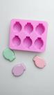 Molde Silicone Peixes Artesanal Infantil 6 Cavidades