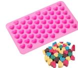 Molde Silicone Resina Gesso Coração Chaveiro Pingente 55 Cav