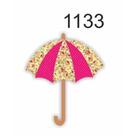 Molde Stencil Guarda-chuva em PVC 15x20cm - Fast Patch