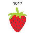 Molde Stencil Morango em PVC 15x20cm - Fast Patch