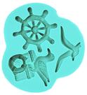 Molde Tema Mar Marinheiro Pasta Artesanato