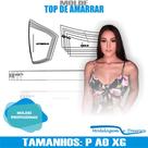 Molde top de amarrar, modelagem&diversos, correios Molde top de amarrar, modelagem&diversos, correios