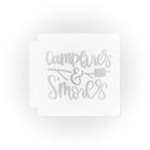 Molde Vazado Campfires and Smores 53 cm em Mylar Plástico