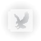 Molde Vazado Eagle 783-B338 46 cm em Mylar Plástico